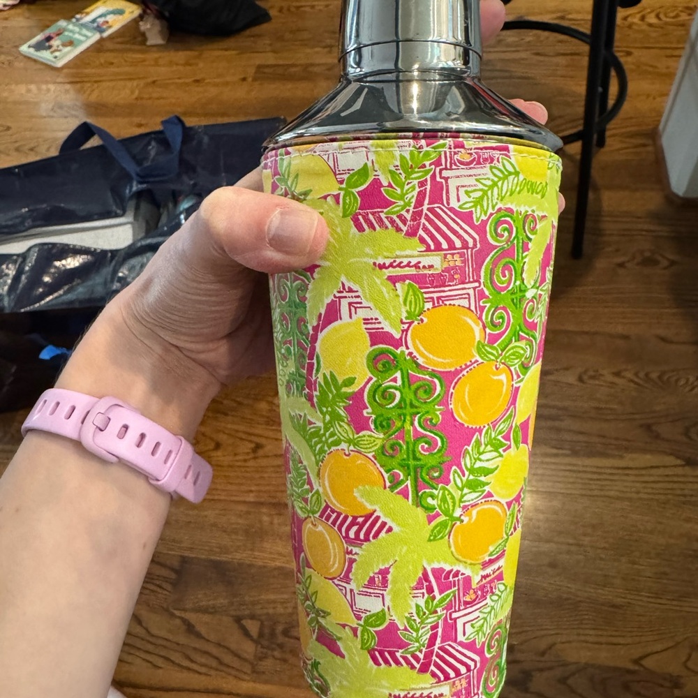Colorful Lilly Pulitzer Cocktail Shaker